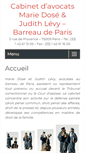 Mobile Screenshot of marie-dose-avocat.com